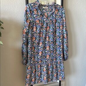 Floral Long Sleeve Dress